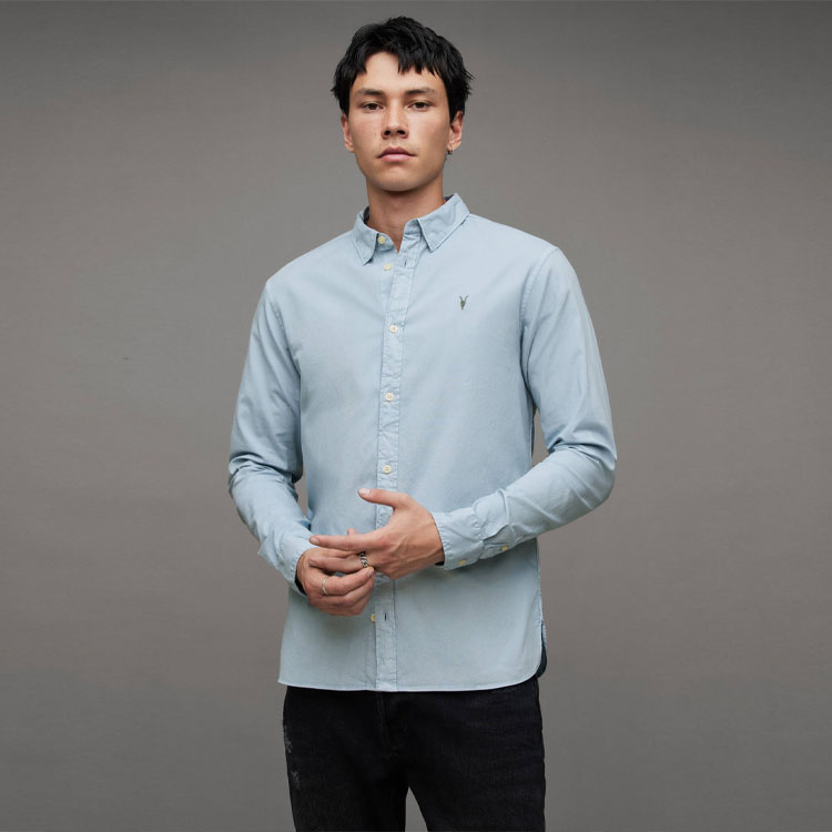 セール】HAWTHORNE RAMSKULL STRETCH FIT SHIRT | HAWTHORNE