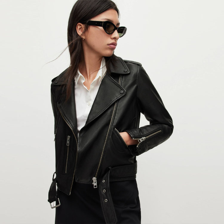 ✨極美品✨ オールセインツBALFERN BIKER ラム ライダース 羊革