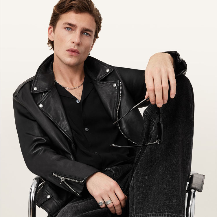 ALLSAINTS/ライダースジャケット ALLSAINTS レザージャケット ライダース ELLIS LEATHER BIKER