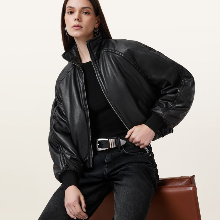 オールセインツレザーフライトジャケットA-2G-1bomber jacket S オールセインツレザーフライトジャケットA-2G-1bomber jacket S