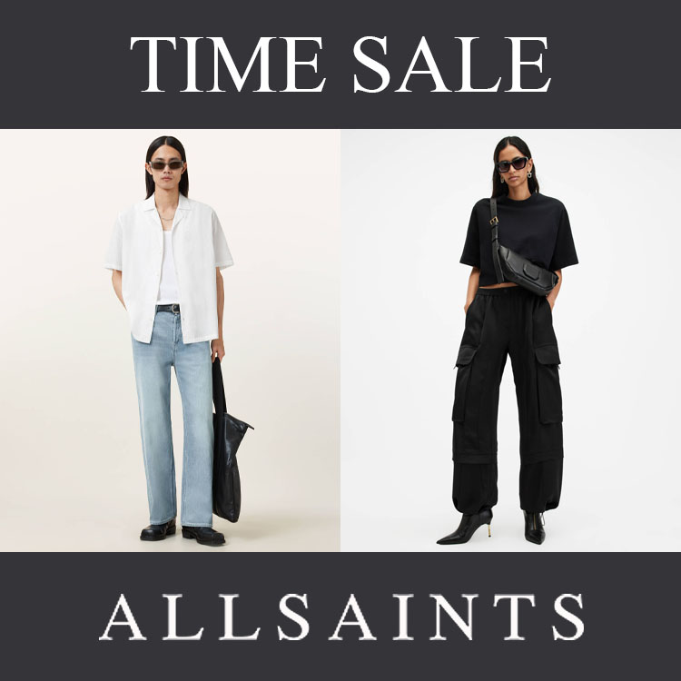 ALLSAINTS�i�I�[���Z�C���c�j�̃V���b�v�j���[�X�u�yALLSAINTS�z�Z�[���A�C�e��������ɂ����I���Ԍ��� TIME SALE �X�^�[�g�I�v