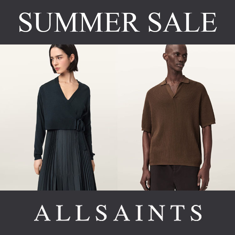 ALLSAINTS�i�I�[���Z�C���c�j�̃V���b�v�j���[�X�u�yALLSAINTS�z����SUMMER SALE �܂��Ȃ��I���I�����v