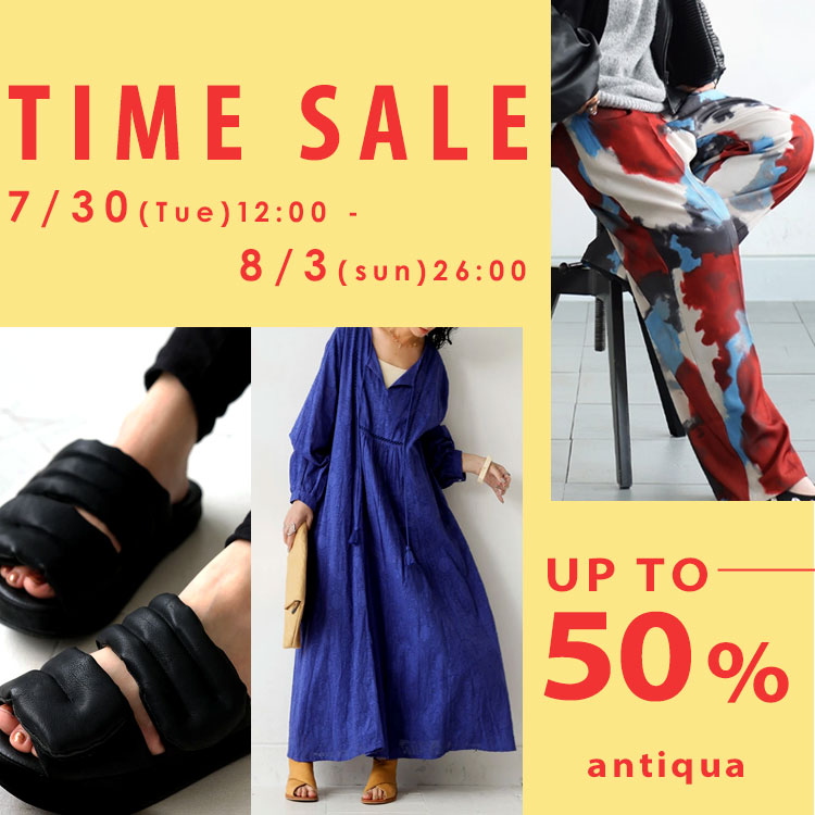 antiquaiAeBJj̃Vbvj[Xu_Ԍ^CZ[ TIME SALE ^v