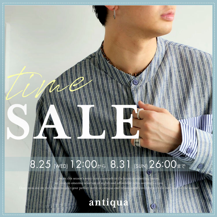 antiquaiAeBJj̃Vbvj[Xu_Ԍ^CZ[ TIME SALE JÒ^v