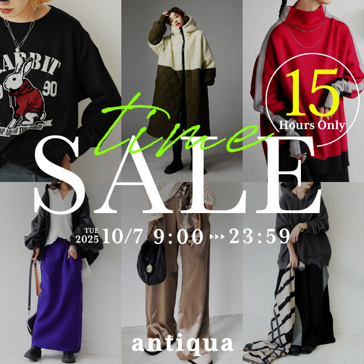 antiquaiAeBJj̃Vbvj[Xu_Ԍ^CZ[ TIME SALE ^v