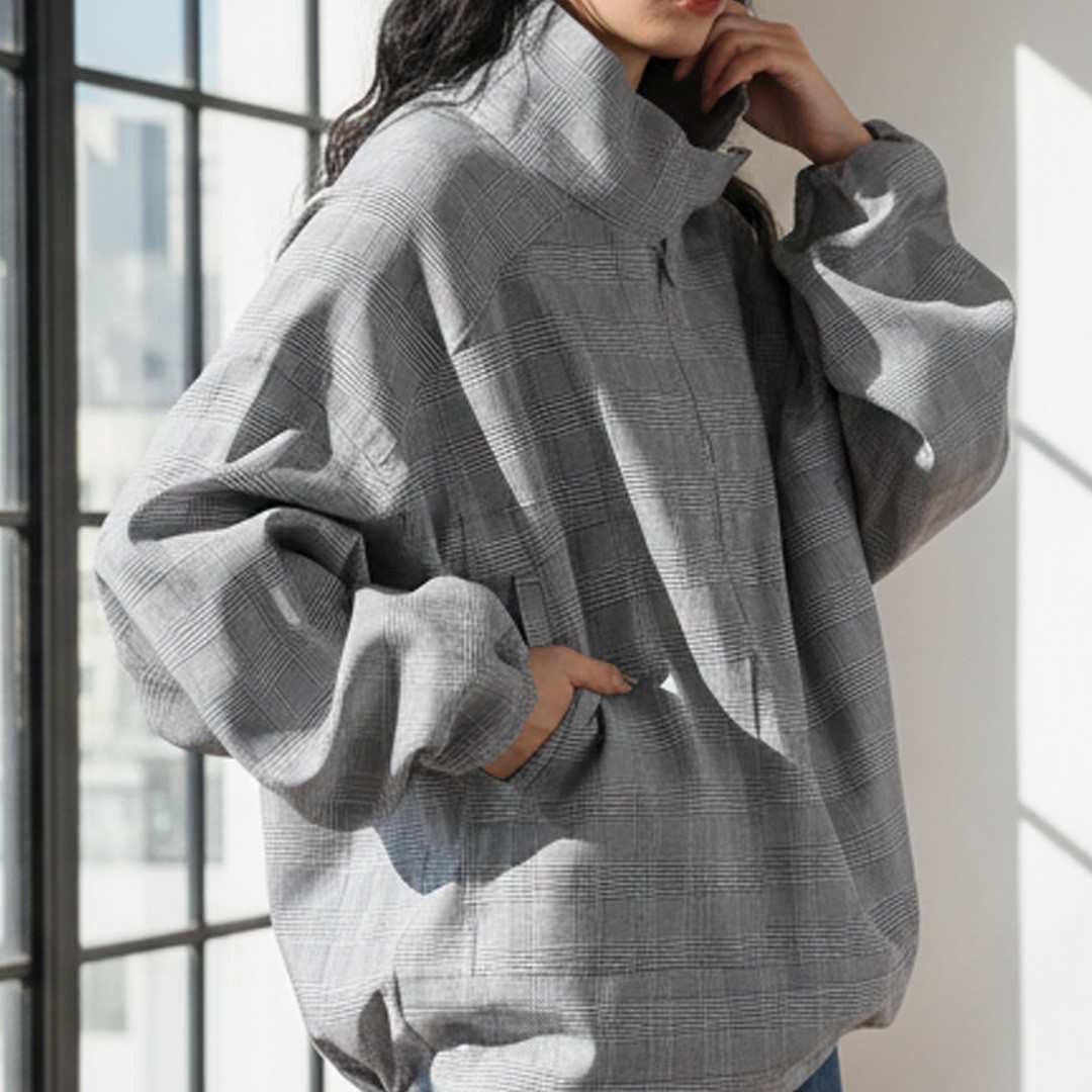 antiqua�i�A���e�B�J�j�̃V���b�v�j���[�X�u���Ȃ�����h�肷�����A���[�h���m�I�ȕ��͋C���Y���ꒅ�w�璹�`�F�b�N���v���I�[�o�[�x�v