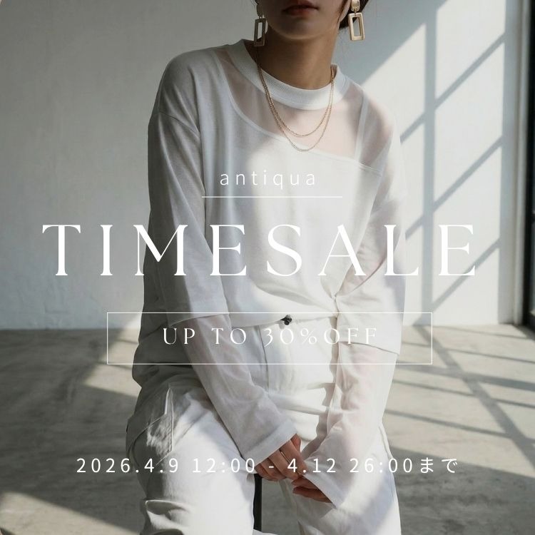 antiqua�i�A���e�B�J�j�̃V���b�v�j���[�X�u�_���Ԍ���^�C���Z�[�� TIME SALE �^�v