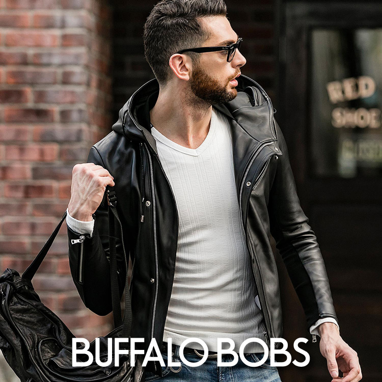 BUFFALO BOBS バッファローボブズ 匠レザー ドレープライダース-