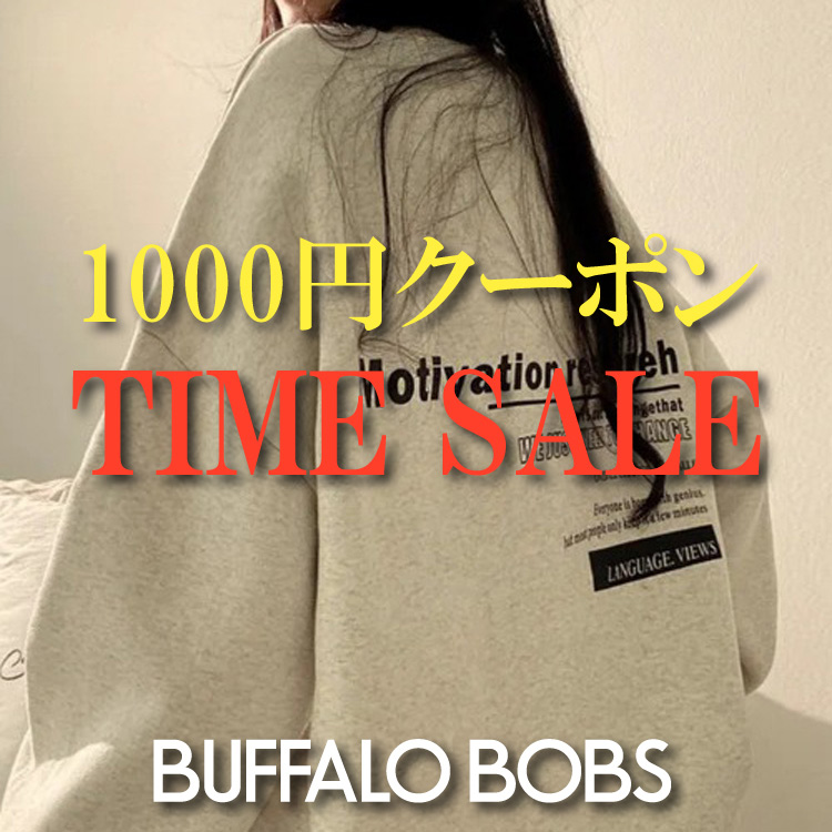 BUFFALO BOBS�i�o�b�t�@���[�{�u�Y�j�̃V���b�v�j���[�X�u�y1000�~�N�[�|�����^�C���Z�[���J�Ò��I�z�{������I�_�u���ł����ȃE�B�[�N�G���h��v