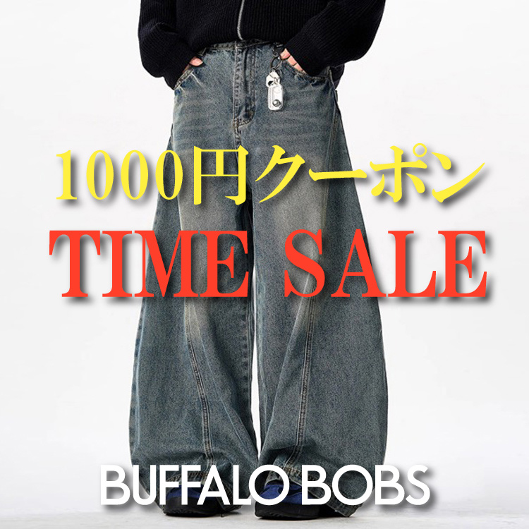 BUFFALO BOBS�i�o�b�t�@���[�{�u�Y�j�̃V���b�v�j���[�X�u�y���~���ʊ��z1000�~�N�[�|�����^�C���Z�[�� �Q�����J�Ò���v