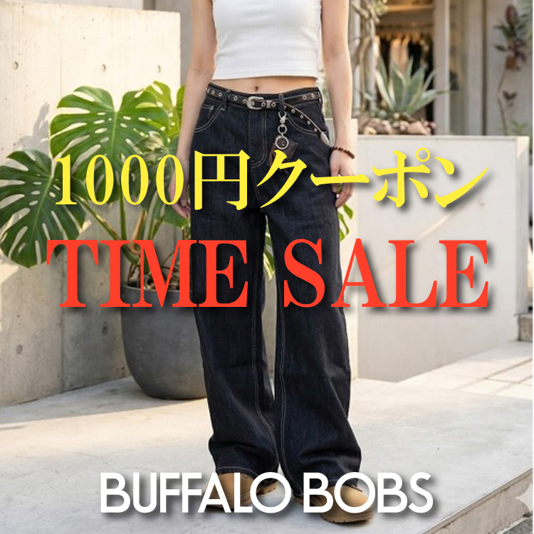 BUFFALO BOBS�i�o�b�t�@���[�{�u�Y�j�̃V���b�v�j���[�X�u�y1000�~�N�[�|�����^�C���Z�[�����W�z�{������I�_�u���ł����ȓ��j����v
