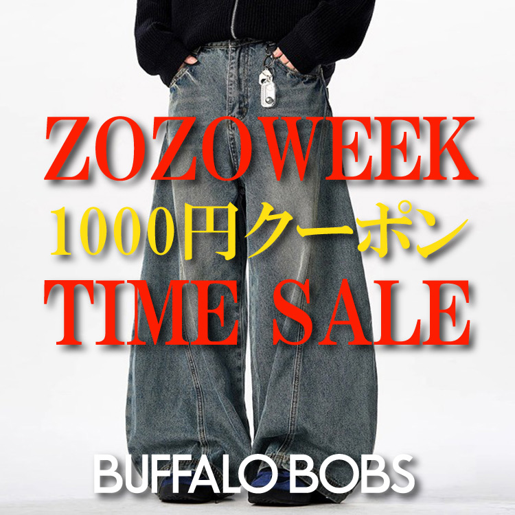 BUFFALO BOBS�i�o�b�t�@���[�{�u�Y�j�̃V���b�v�j���[�X�u�yZOZOWEEK���W�z���Ԍ���I1000�~�N�[�|�����^�C���Z�[���J�Ò���v