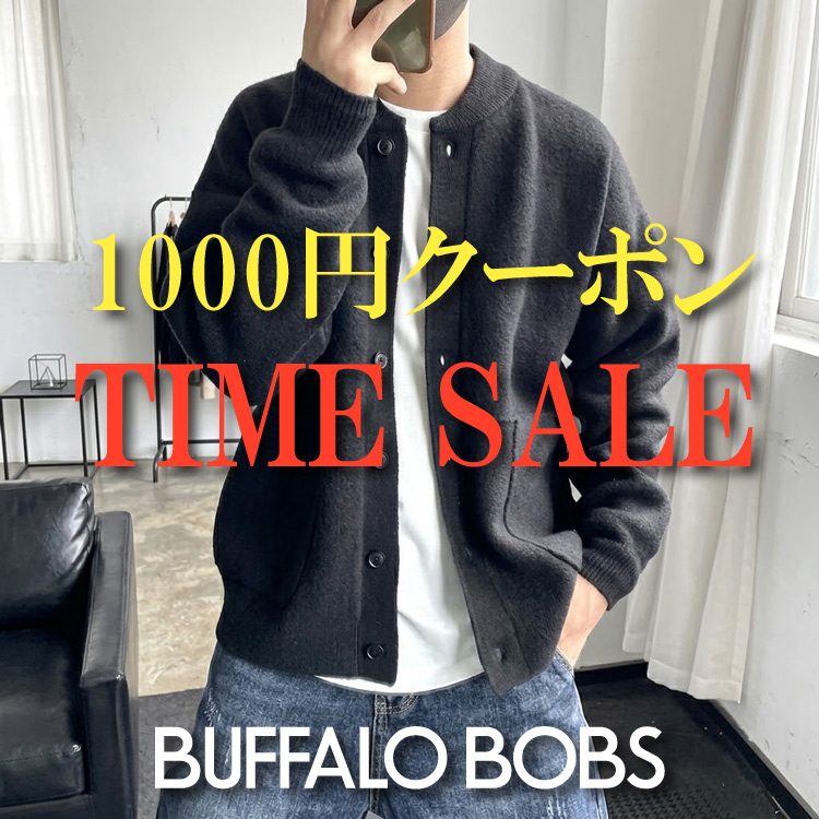 BUFFALO BOBS�i�o�b�t�@���[�{�u�Y�j�̃V���b�v�j���[�X�u�y1000�~�N�[�|�����^�C���Z�[�����W�z���Ԍ���I�H�̑労�ӍՁ�_�u���ł����ȓ��j���I�v