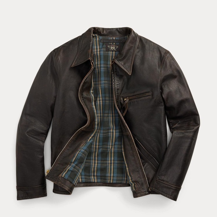 RRL ブラックデニムジャケット トラッカージャケット RRL (ダブルアールエル) ウォーン イン ブラック デニム