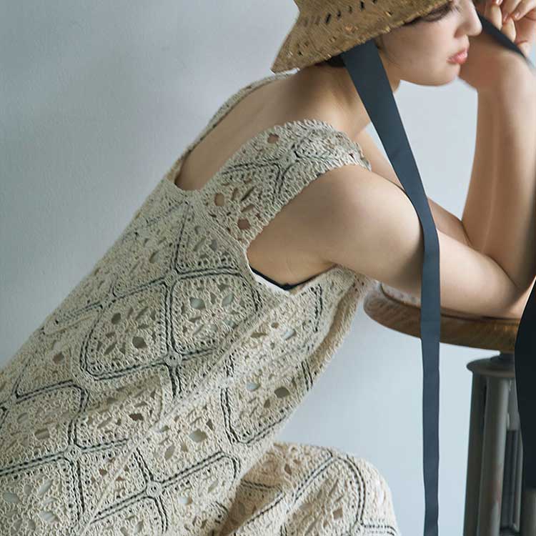 marjour�i�}�[�W���[���j�̃V���b�v�j���[�X�uCROCHET LACE DRESS�v