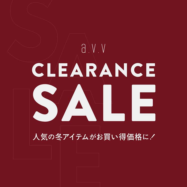 a.v.v�i�A�[�E���F�E���F�j�̃V���b�v�j���[�X�u�N���A�����X�Z�[���J�Ò��v