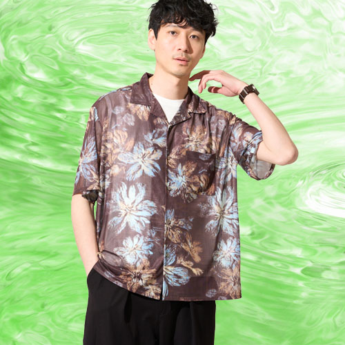 aya1539様　シャツ a.v.v｜アー・ヴェ・ヴェのトピックス「柄シャツ始めました」 - ZOZOTOWN