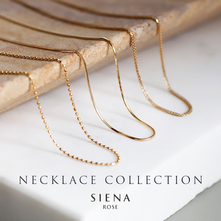 大粒ダイヤモンドのネックレス[0.3ct]（ネックレス）｜SIENA ROSE ...