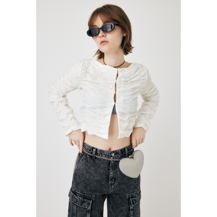 CURVED LINE CHEMICAL BAGGY（デニムパンツ）｜MOUSSY（マウジー）の 
