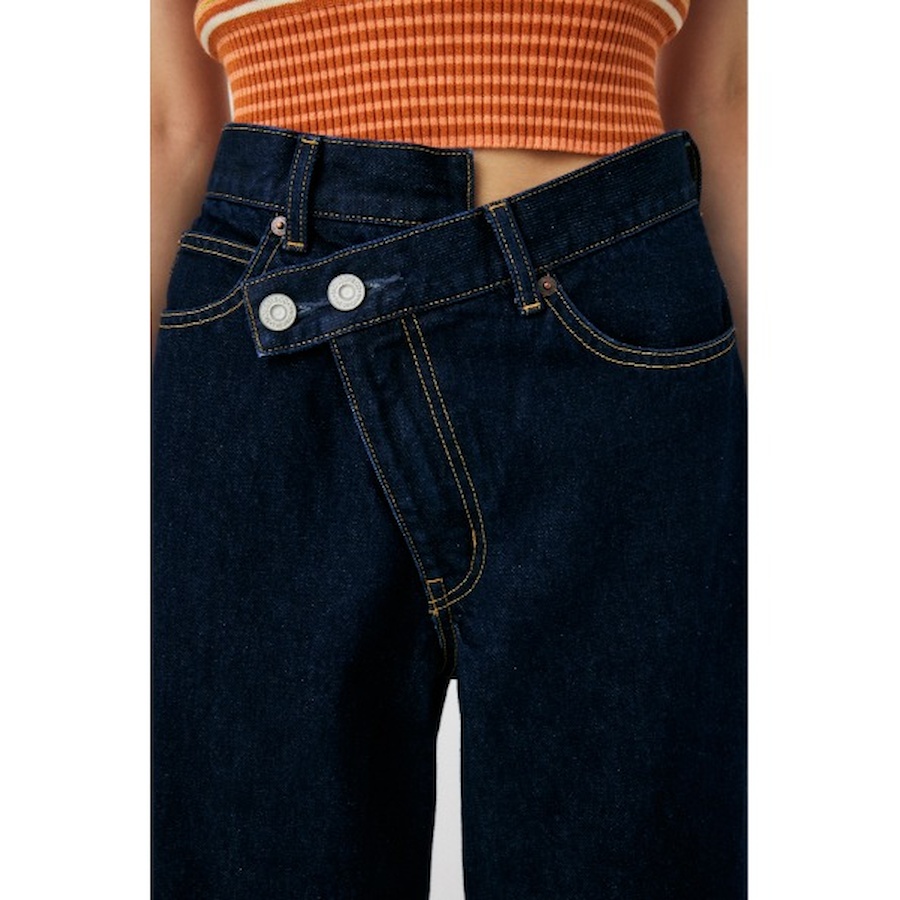CROSS WAIST WIDE STRAIGHT（デニムパンツ）｜MOUSSY（マウジー