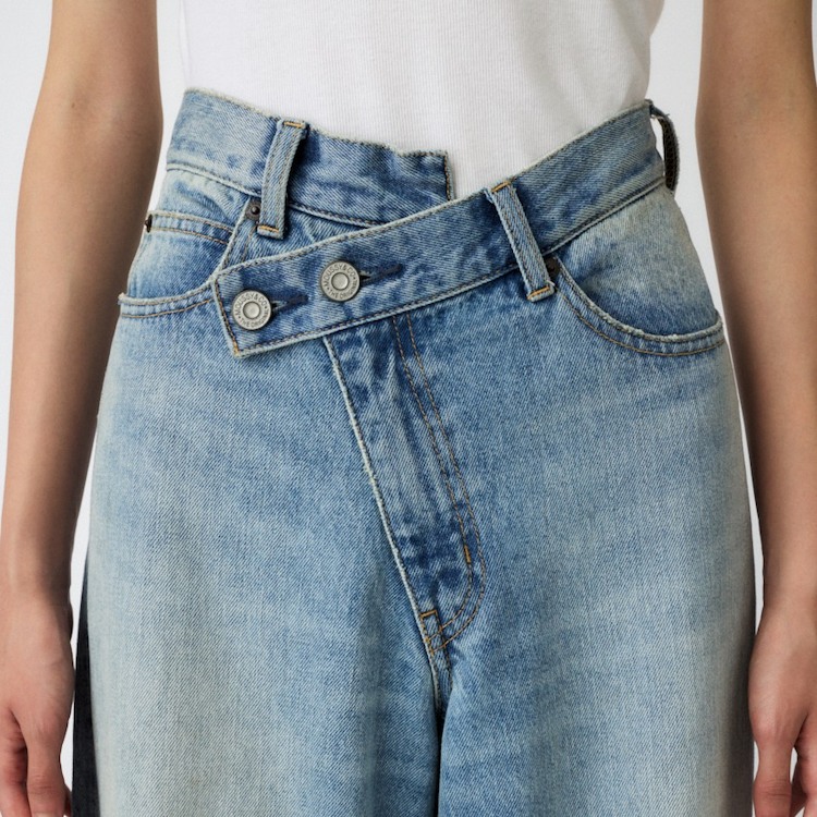 MOUSSY｜マウジーのトピックス「【MOUSSY】CROSS WAIST WIDE STRAIGHT