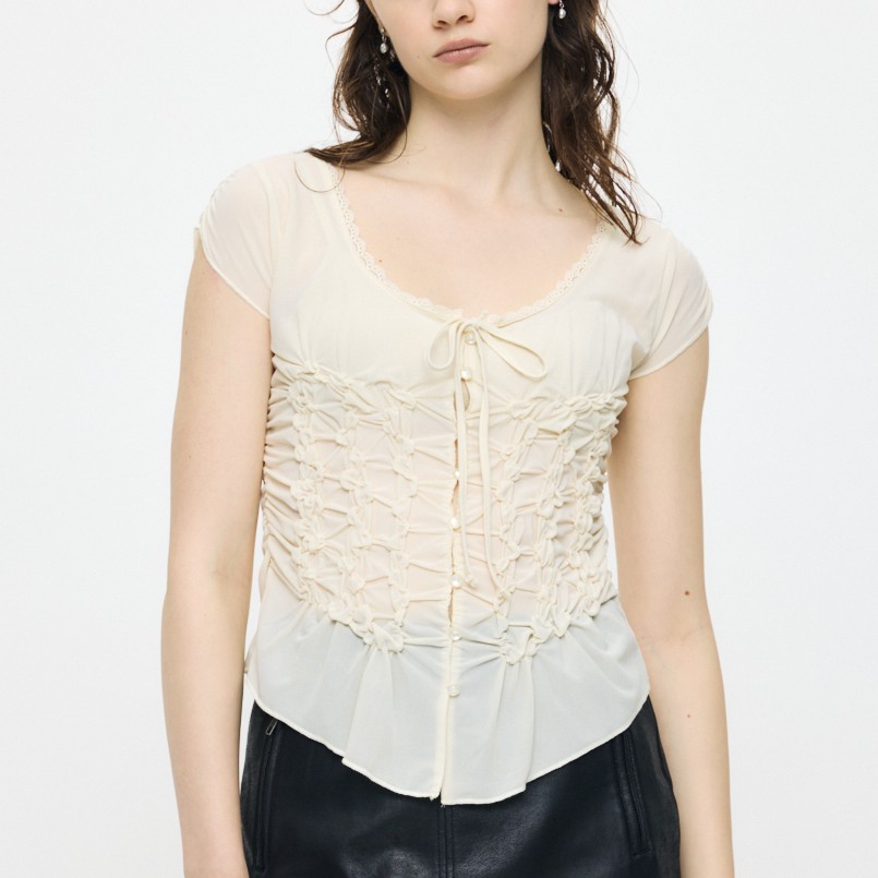MOUSSY｜マウジーのトピックス「【MOUSSY】CROSS WAIST WIDE STRAIGHT