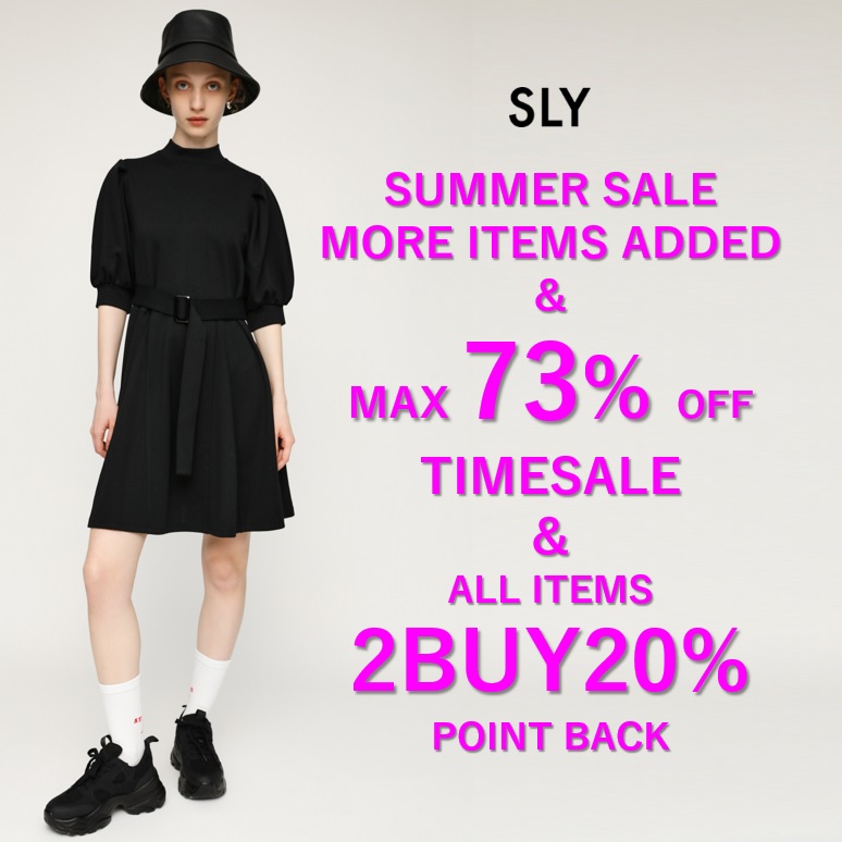 SLY｜スライのトピックス「【お得な4日間】SLY MAX73%OFF TIMESALE