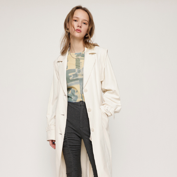 SLY 2WAY TRENCH COAT 2ウェイ トレンチコート 【新作入荷!!】 3800円