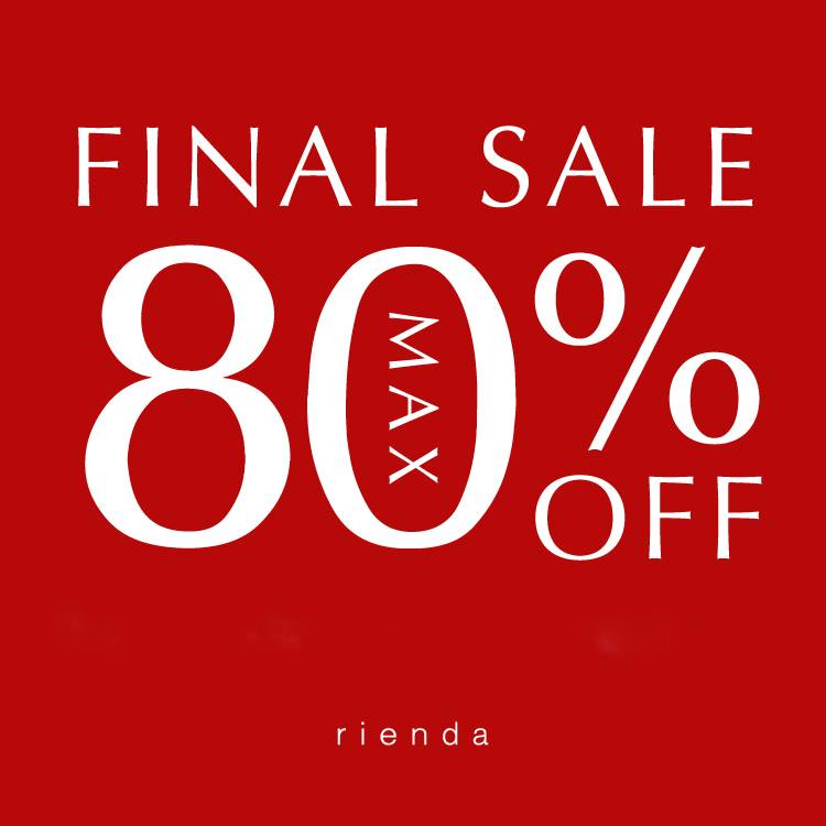 rienda�i���G���_�j�̃V���b�v�j���[�X�u�ySALE�zFAINALSALE�IMAX80%OFF�I�v