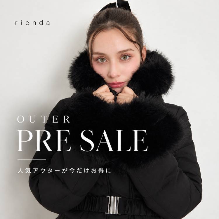 rienda�i���G���_�j�̃V���b�v�j���[�X�u�ySALE�zOUTER PRESALE�I�����������I�v