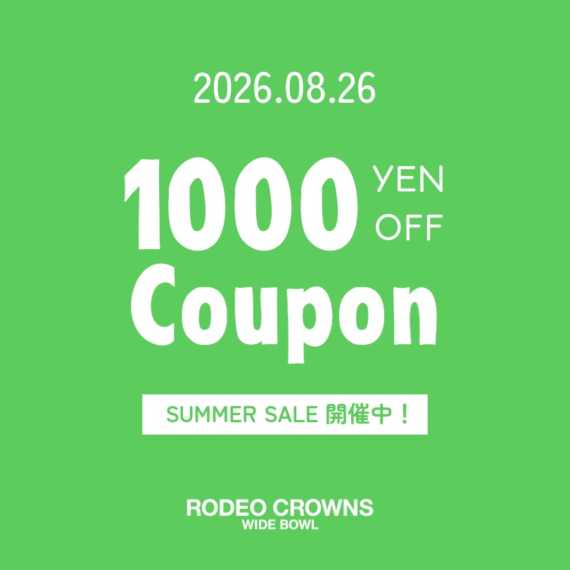 RODEO CROWNS WIDE BOWL�i���f�I�N���E���Y���C�h�{�E���j�̃V���b�v�j���[�X�u�yRODEO CROWNS WIDE BOWL�z�{������1000�~OFF�N�[�|���z�z�I�I�v