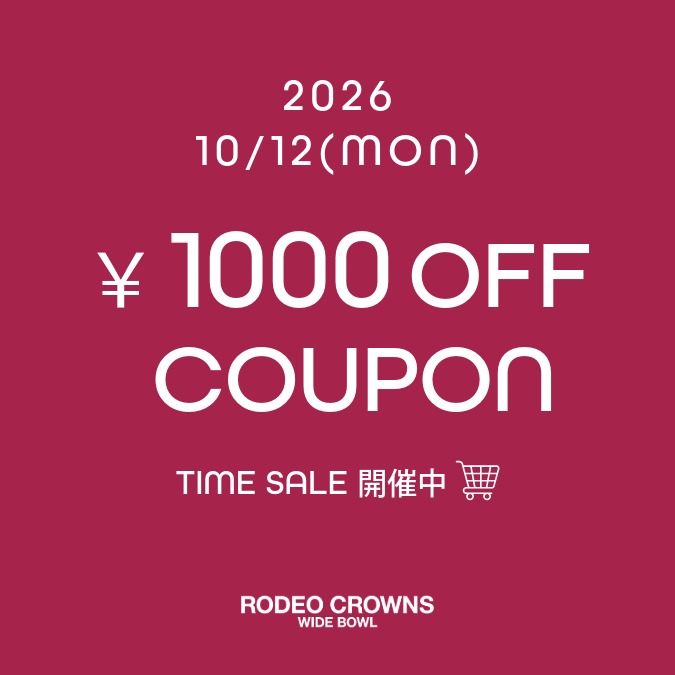 RODEO CROWNS WIDE BOWL�i���f�I�N���E���Y���C�h�{�E���j�̃V���b�v�j���[�X�u�yRODEO CROWNS WIDE BOWL�z�{������1000�~OFF�N�[�|���z�z�I�I�v
