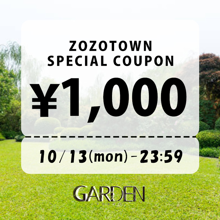 GARDEN TOKYOiK[f@gELEj̃Vbvj[XuyGARDEN TOKYOz10/131,000~N[|zzv
