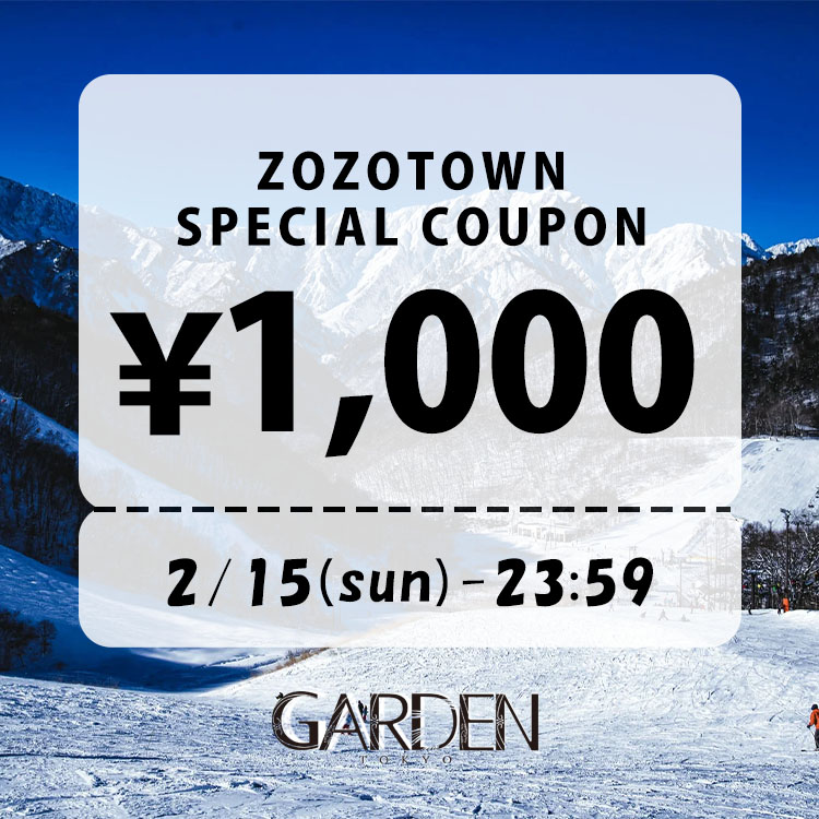 GARDEN TOKYO�i�K�[�f���@�g�E�L���E�j�̃V���b�v�j���[�X�u�yGARDEN TOKYO�z2/15������1,000�~�N�[�|���z�z�v