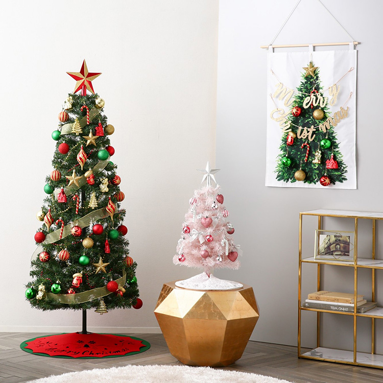 クリスマスツリー スターターセット 150cm ピンク（インテリア雑貨 ...