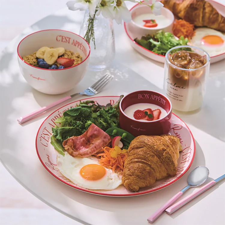 スラージュ レンジ対応セパレートプレート グレー（食器