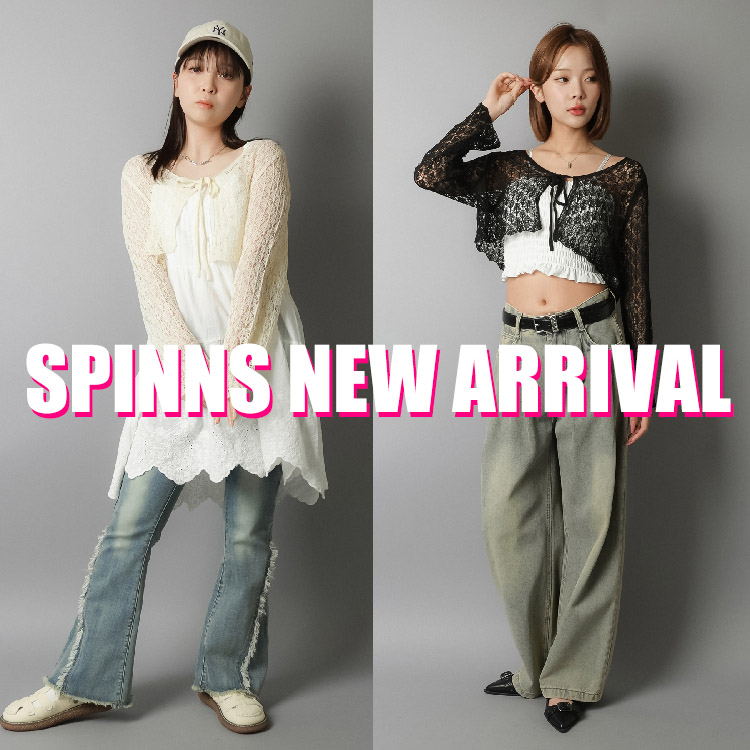 SPINNSiXsYj̃Vbvj[XuyWOMENzT̐VisbNAbvSPINNS NEW ARRIVALv