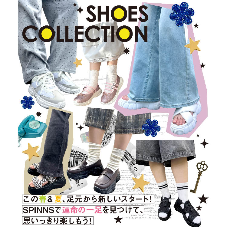 SPINNSiXsYj̃Vbvj[XuyWOMENzSPINNS SHOES COLLECTIONv