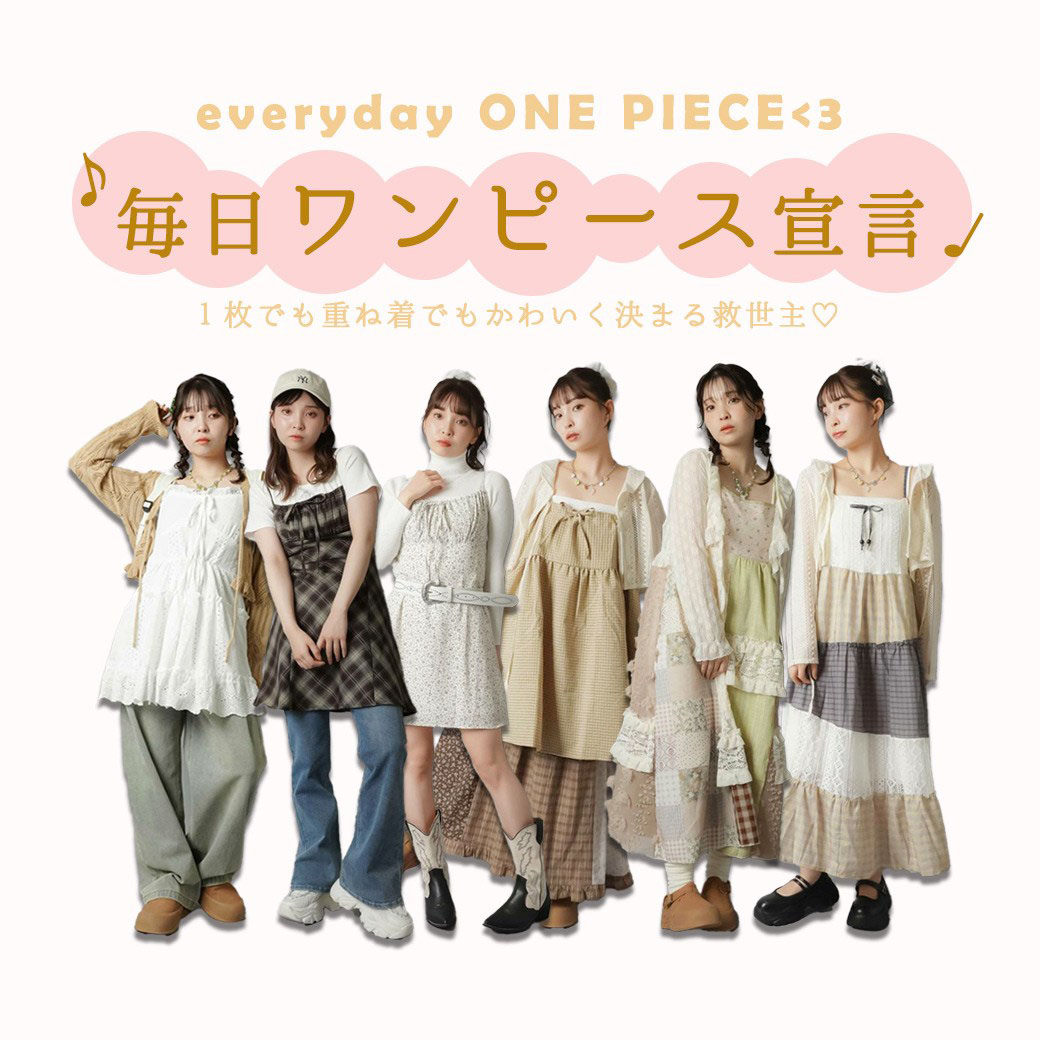 SPINNSiXsYj̃Vbvj[XuySPINNS WOMENzeveryday ONE PIECE / s[X錾v