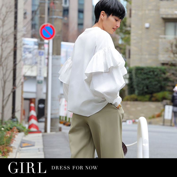 ベンチ 収納付 GIRL 定価1.3万 ツイードジャケット&ブラウス