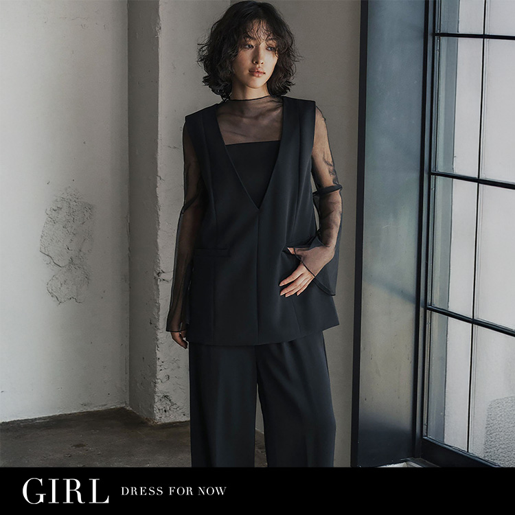 喪服・礼服】ノーカラーペプラムジャケット・コクーンワンピース