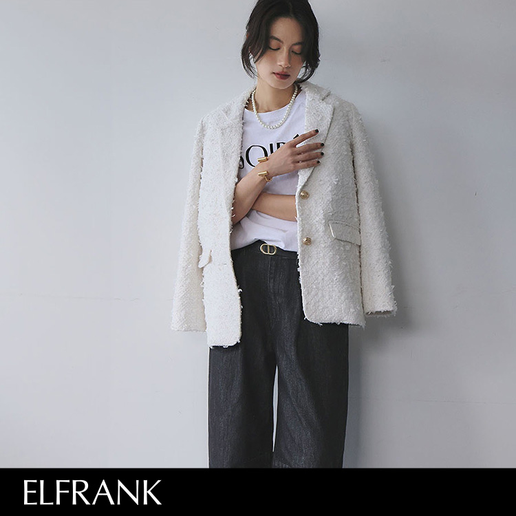 VERY 1月号掲載】ブロックチェック起毛ロングフレアスカート（スカート