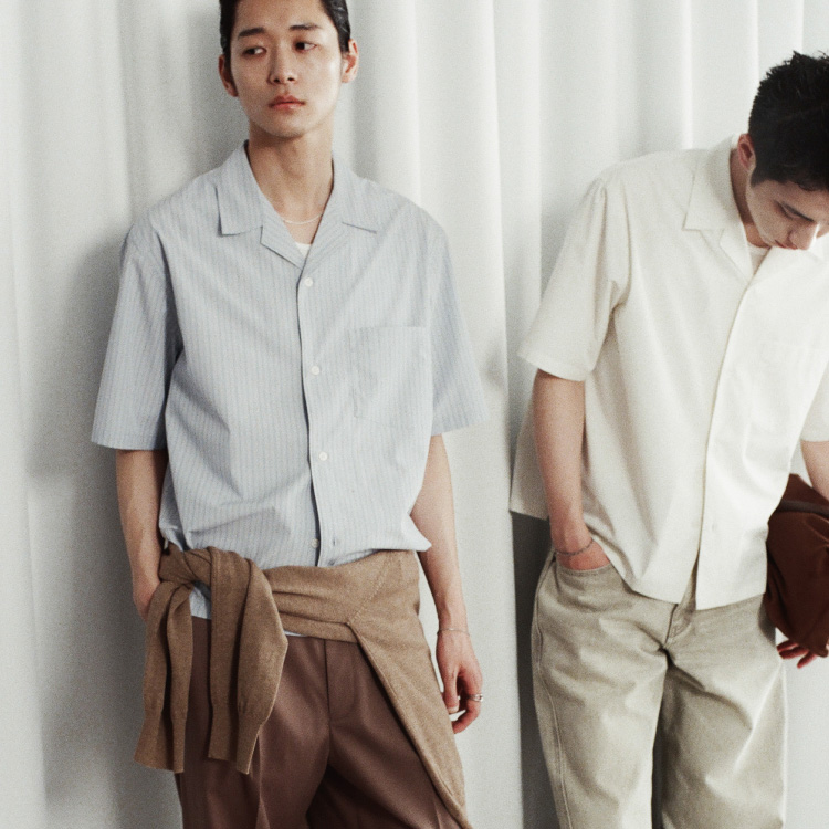 MICRO SPAN CROPPED H/S SHIRT（シャツ/ブラウス）｜WYM LIDNM（ウィム