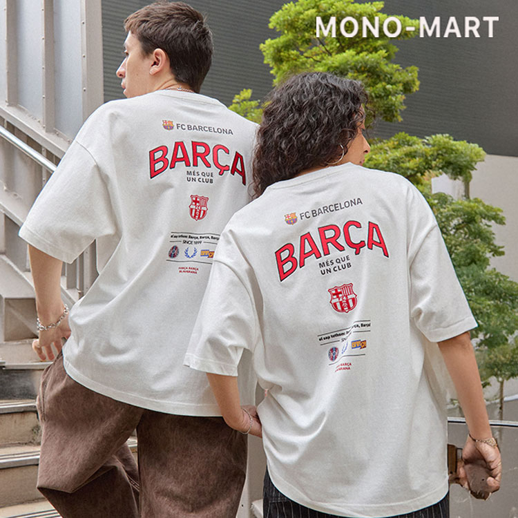 FC BARCELONA/FCバルセロナ】別注 ビッグシルエットエンブレムロゴ