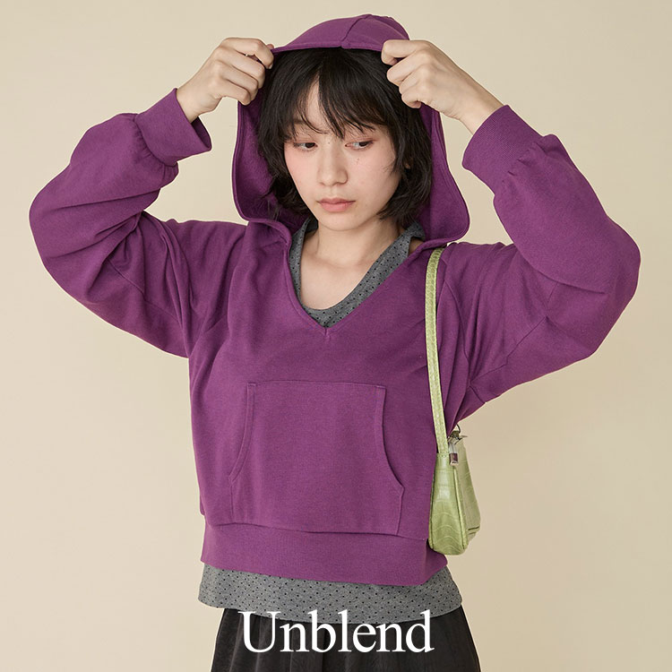 MONO-MART�i���m�}�[�g�j�̃V���b�v�j���[�X�u�yUnblend�z1���ł��Ȃꊴ��z���^�[�l�b�N �t�F�C�N���C���[�h�p�[�J�[ �v