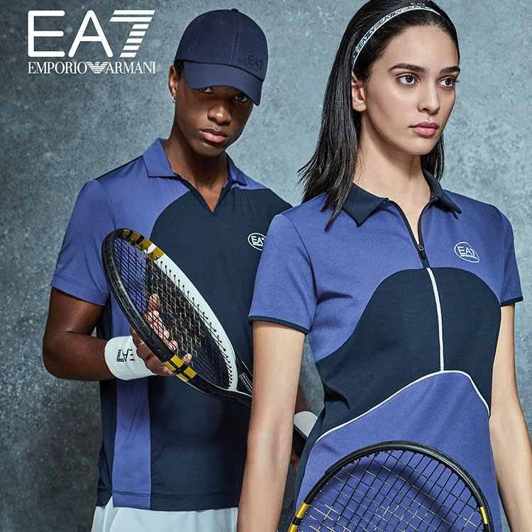 アウトドアに Emporio Armani ゴールドロゴ EA7トラックスーツ EA7 EMPORIO ARMANI】ゴールドロゴ トラックスーツ 関/送込み