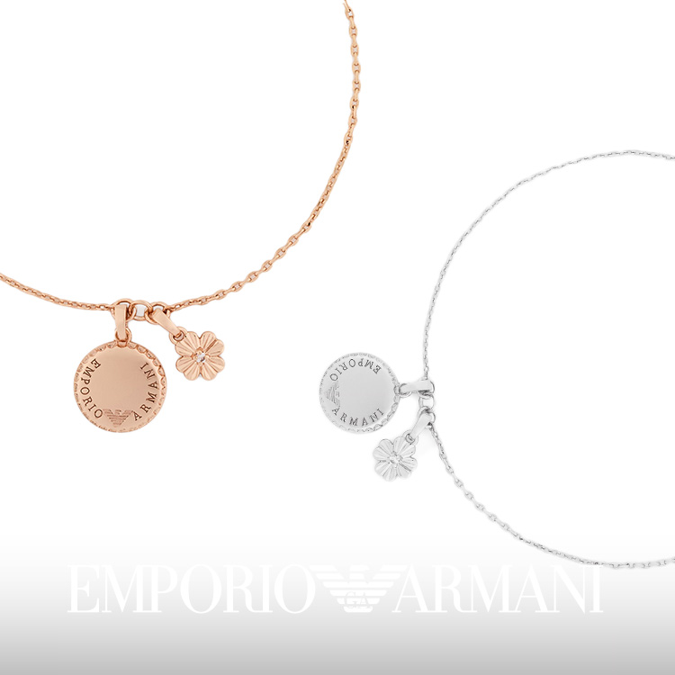 エンポリオ アルマーニ】イーグルロゴ スタッドピアス ステンレス