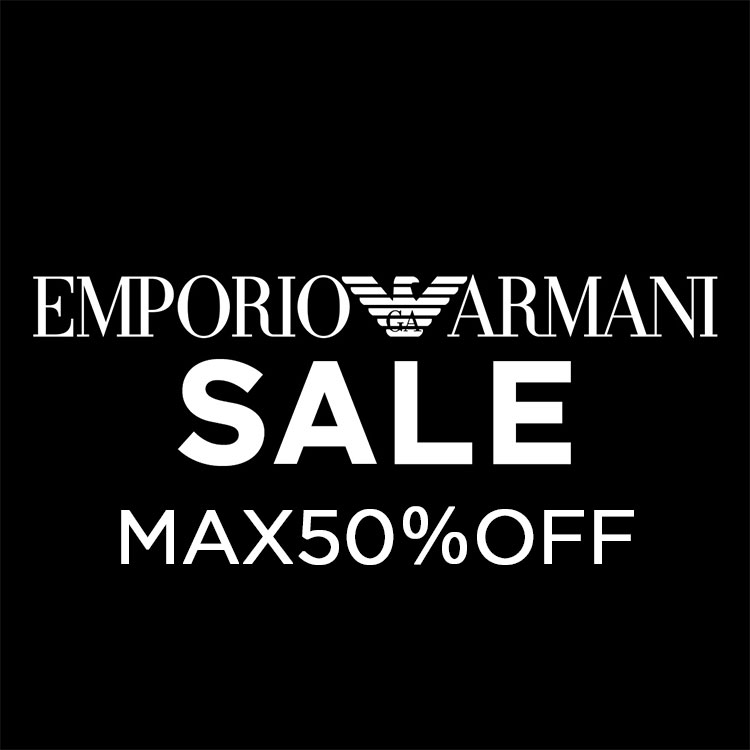 EMPORIO ARMANI�i�G���|���I �A���}�[�j�j�̃V���b�v�j���[�X�u��MAX50%OFF !�� 25FW�Z�[����ZOZO����A�E�g���b�g�Z�[���J�Ò��I�v