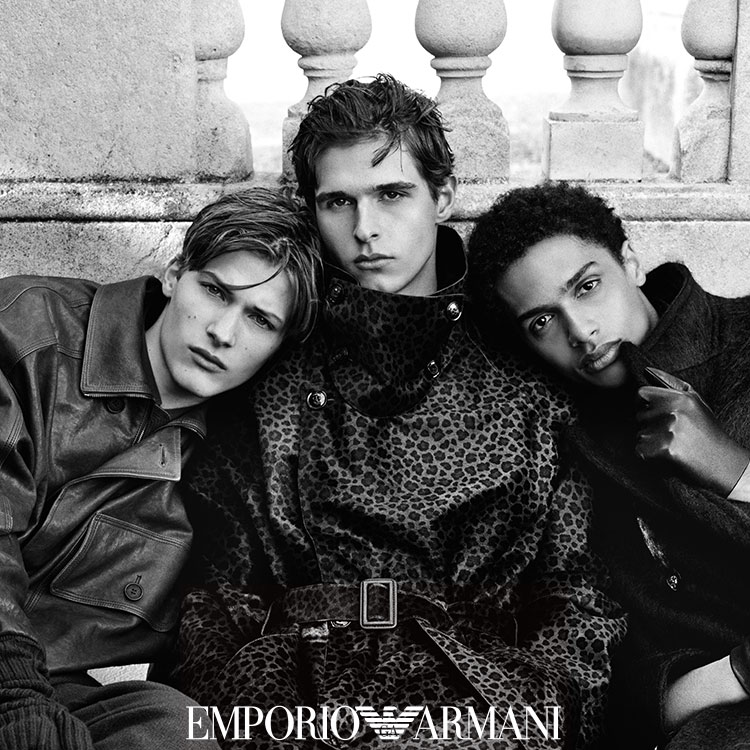 エンポリオ アルマーニ】ボンバージャケット ナイロン パスメントリー