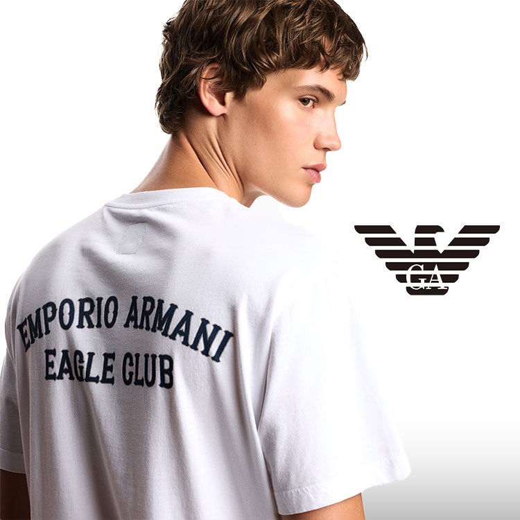 EMPORIO ARMANI�i�G���|���I �A���}�[�j�j�̃V���b�v�j���[�X�u�yEMPORIO ARMANI&EA7�zMENS T-SHIRTS COLLECTION �v